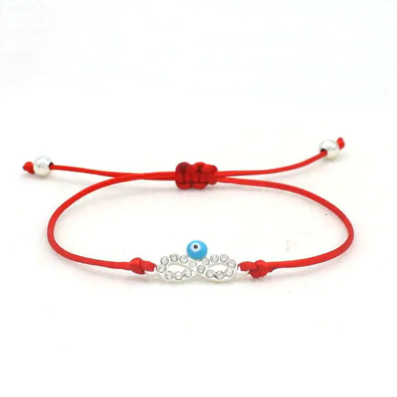 Регулируемые браслеты ручной работы с кристаллами 8 дюймов|Браслеты шармами| |