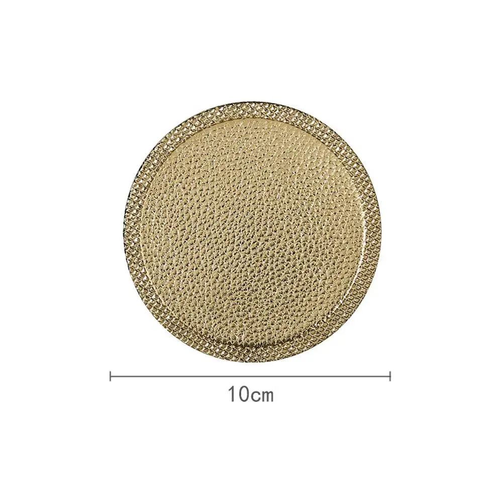

High Quality Leather Coaster Tableware Round 10CM Heat-resistant Z9Y1 Placemat Restaurant Non-slip Coff Bar Beverage Mat Co X0Z4