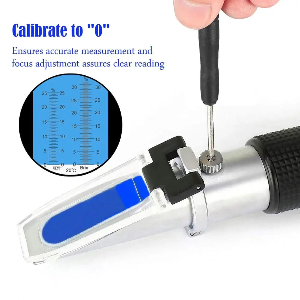 Ручной рефрактометр измеритель содержания соевого бобов и молока тестер с