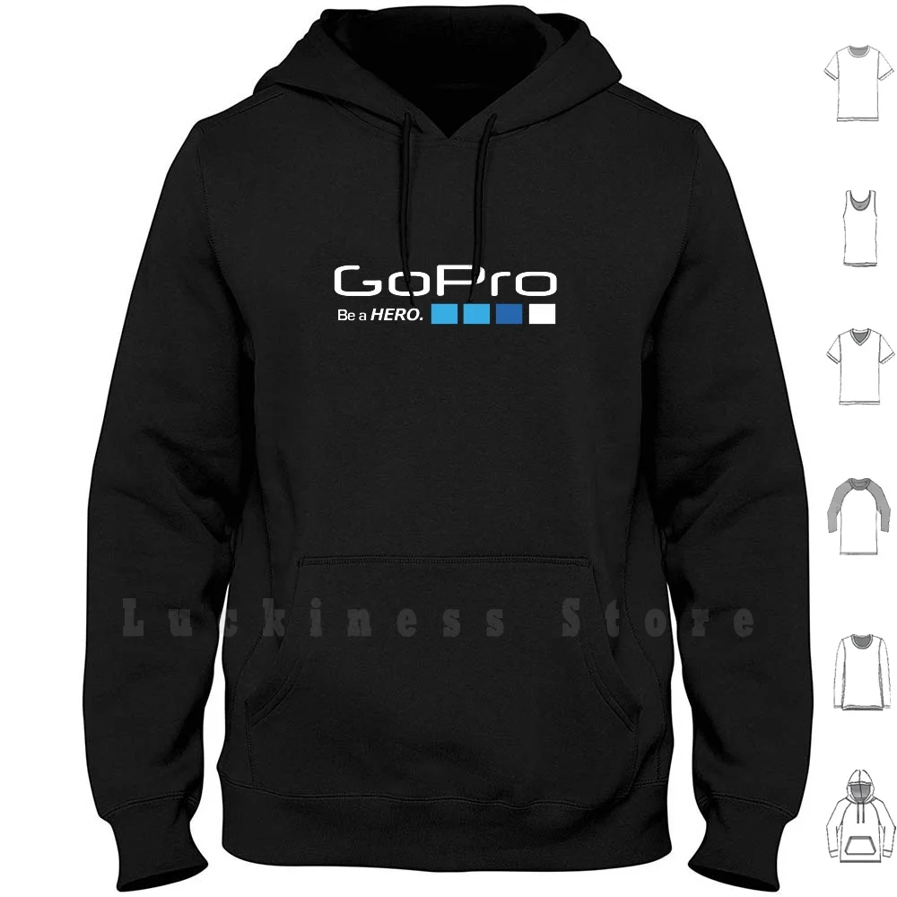 

Gopro Merchandise Hoodie Long Sleeve Gopro Gopro Merchandise Gopro Stuff Gopro Longsleeve Sea Water Summer Black