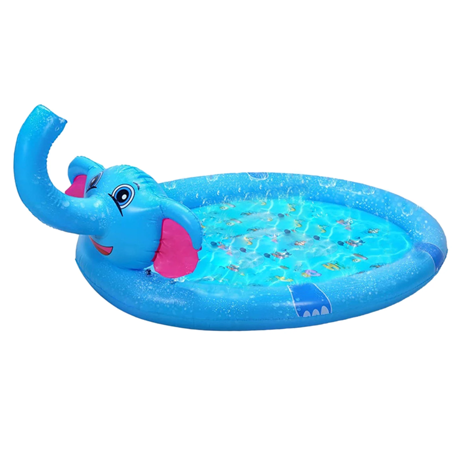 

Summer Lawn Iatable Water Spray Mats Game Play Pad Elephant Sprinkle Mat Kids Play Water Splash Mat Lawn Water Refined