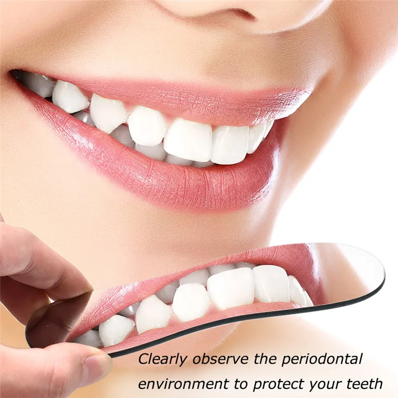 Зеркало стоматологическое двухстороннее из титана 5 шт. | Красота и здоровье