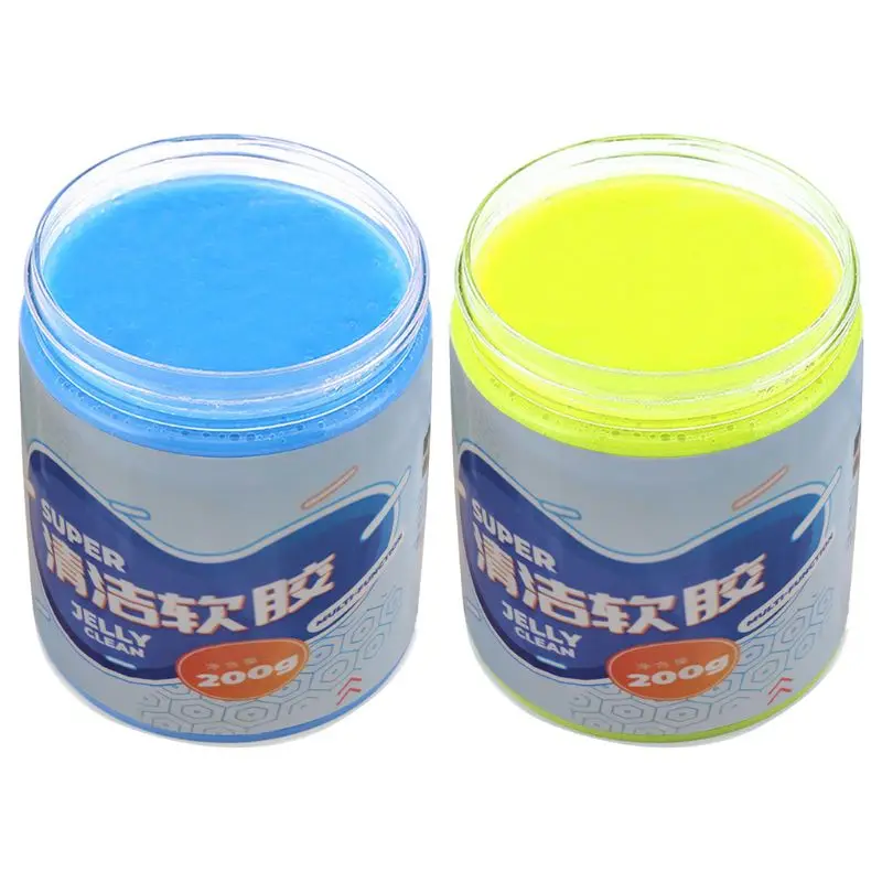 

Car Cleaning Glue Slime Cup Holders Sticky Jelly Gel Compound Dust Wiper Cleaner