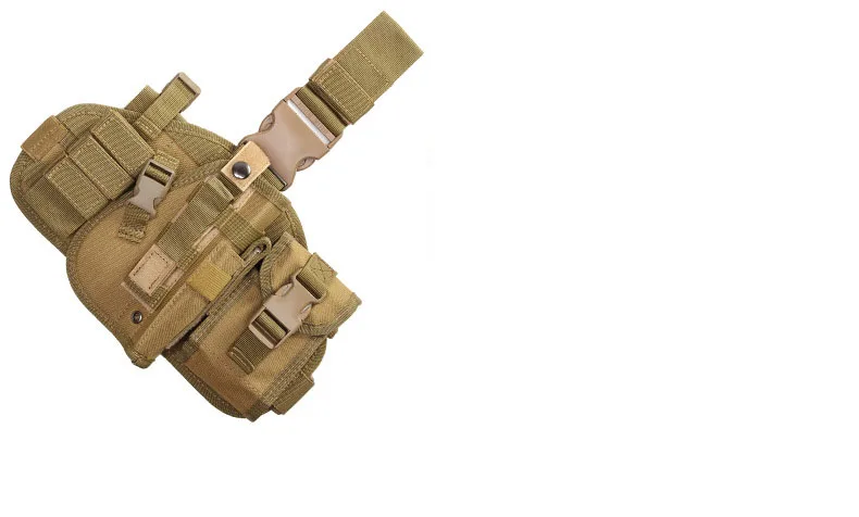 Универсальная ножная кобура Glock тактическая страйкбольная кобура для пистолета прямая ножка кобура Чехол Открытый военный ремень кобура для пистолета регулируемая - Цвет: Khaki