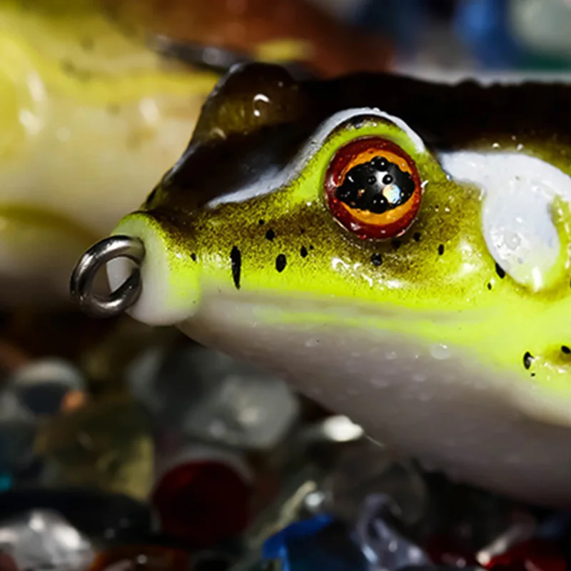 1Pcs 6g 9g 12g Top Water Ray Frog Shape Hooks soft Minnow Crank Wobbler for Fly Fishing Soft Tube Bait Japan Tackle | Спорт и