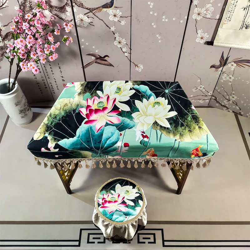 

Chinese-Style Dulcophone Dust Cover Cover Gray Covering Cloth 401402 Universal Thickened Musical Instrument Accessories