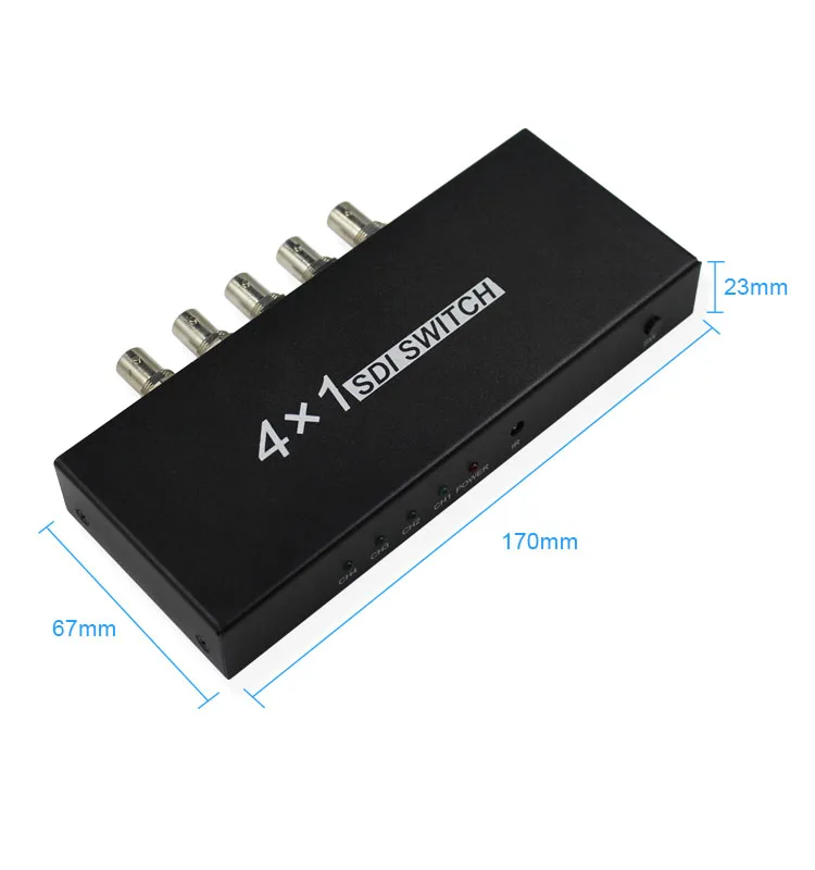 Коммутатор SDI 4x1 3G HD SD 4 канала сигнал на 1 коммутатор er поддержка 1080p расширитель