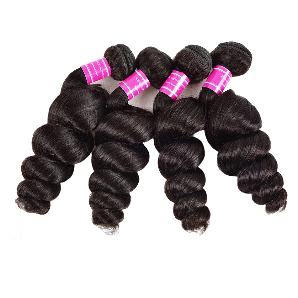 WholeSale Price 2 3 4 5 10 Bundles/Lots Loose wave Hair Bundles Virgin Human Extensions Brazilian Wave Weave | Шиньоны и парики