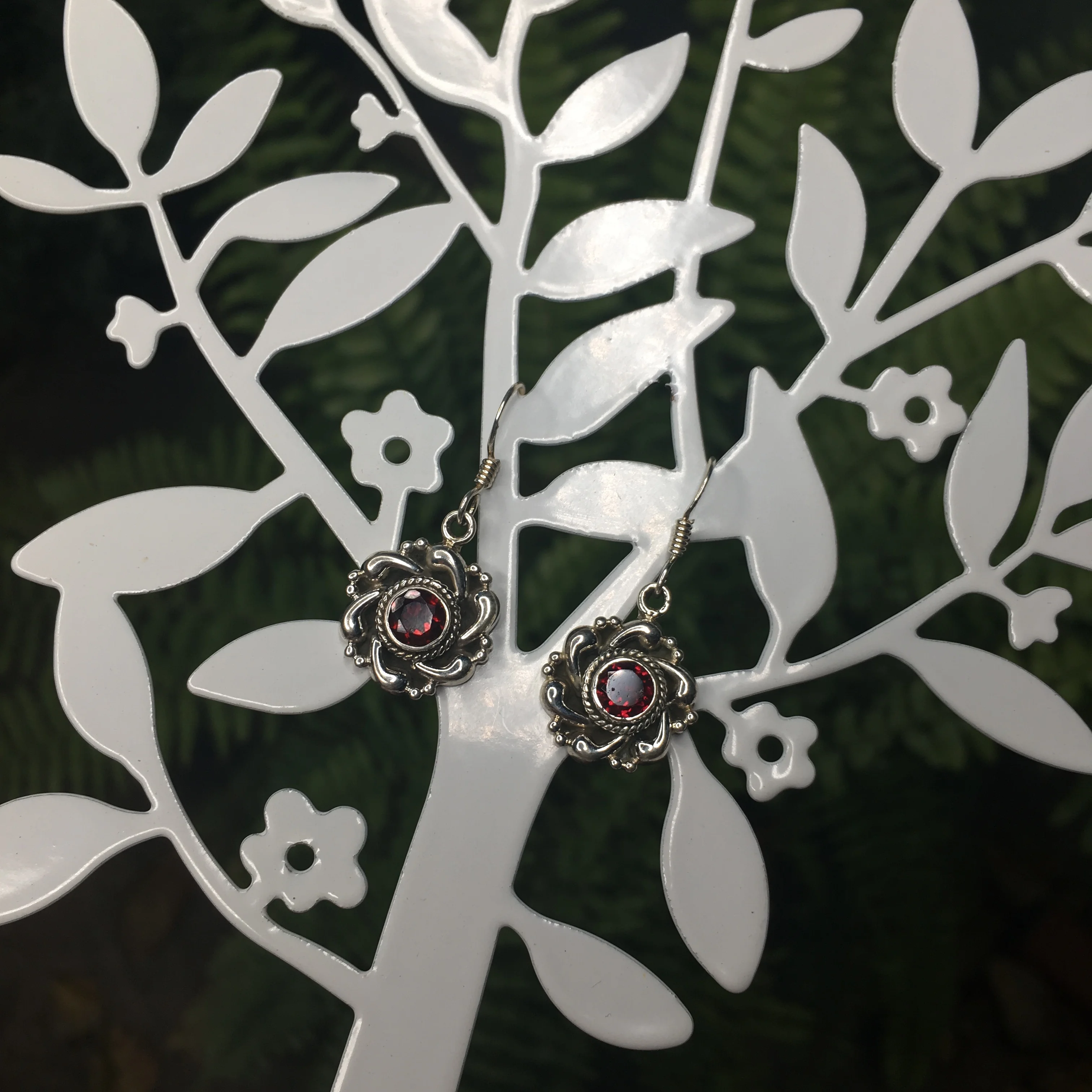 Серьги подвески из аметиста 3 2 см|Серьги-подвески| |