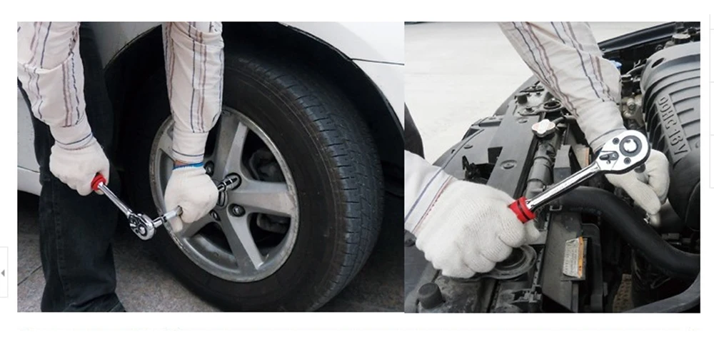 24 шт. Набор инструментов ручных для ремонта автомобиля рычажный ключ храпового