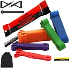 Комплект эспандеров для силовых упражнений, тянущиеся силовые ленты с ручками, с креплением на дверь, для тянущихся силовых упражнений