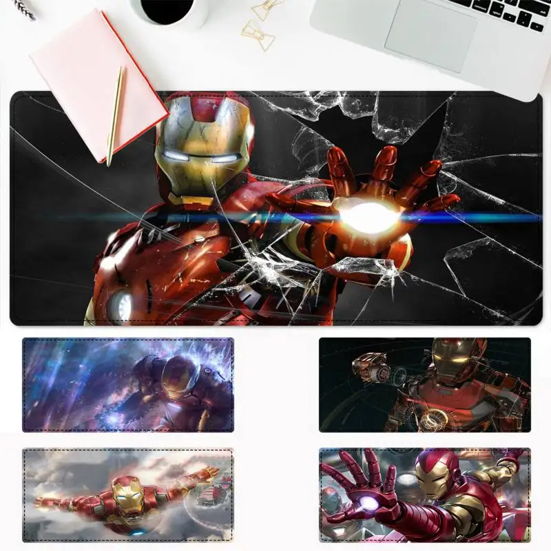 

Accessories iron man Gaming Mouse Pad Gamer Keyboard Maus Pad Desk Mouse Mat Game Accessories For Overwatch