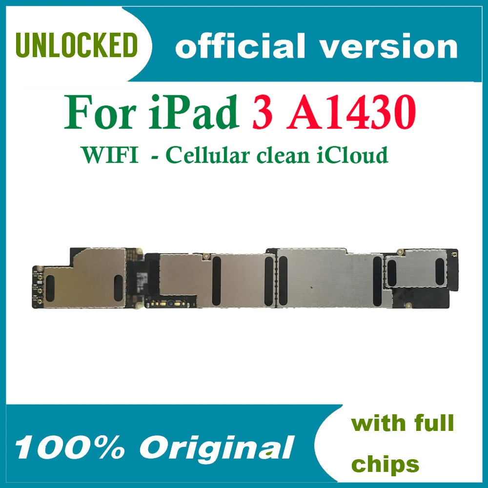 Разблокированные оригинальные логические платы для IPad 3 16 ГБ 32 64 Гб материнская