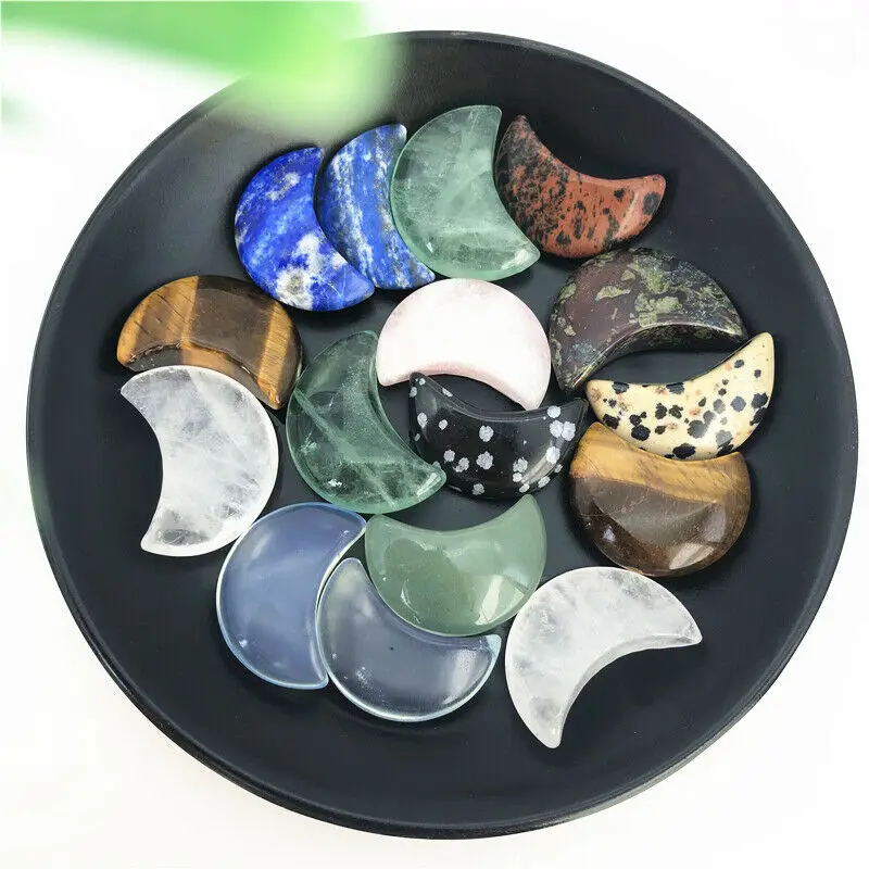 Натуральный розовый кристалл розы лунного типа ручной резной исцеляющее