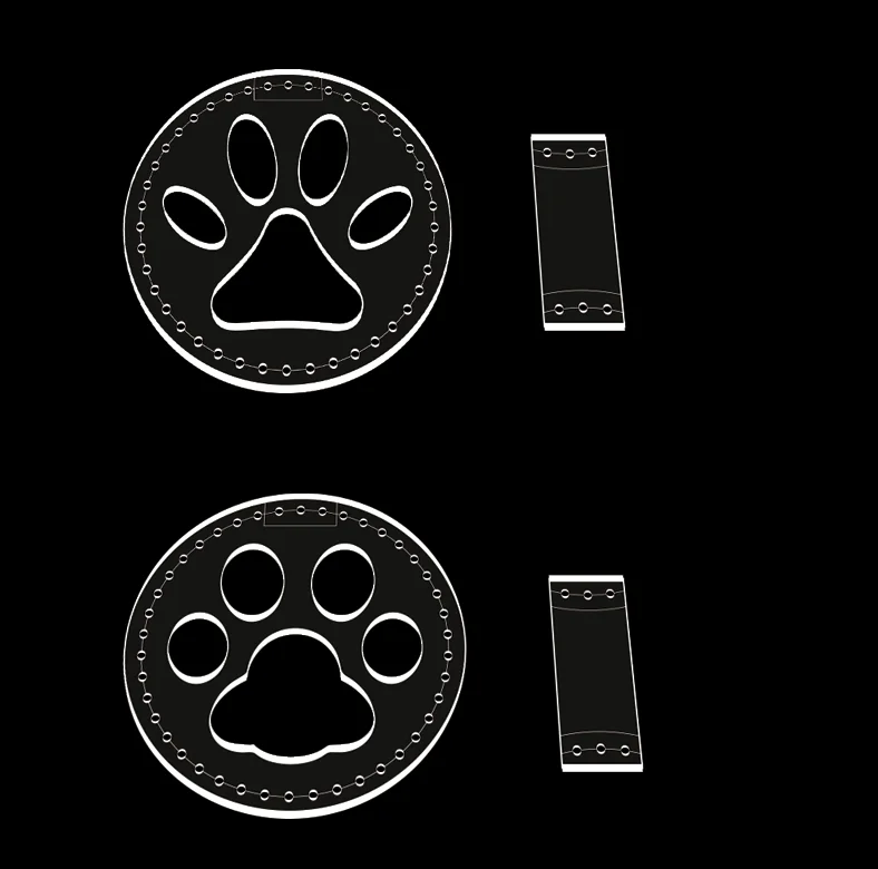 1 Набор DIY акриловый кожаный шаблон домашняя ручная работа кожевенное ремесло