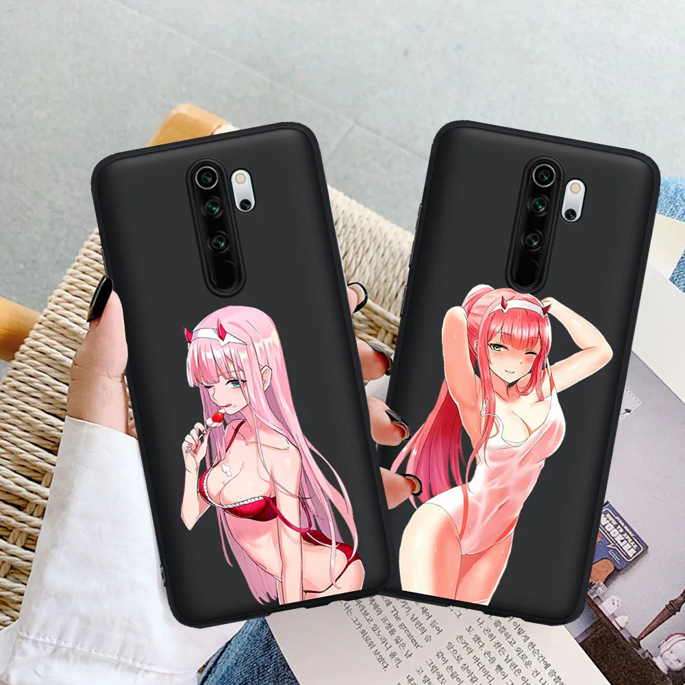 

New Anime Zero Two Darling in the FranXX Phone Case For Xiaomi Mi 9T Redmi Note 5 7 8 8T 9 9S 10 Pro K20 Silicone Cover Coque