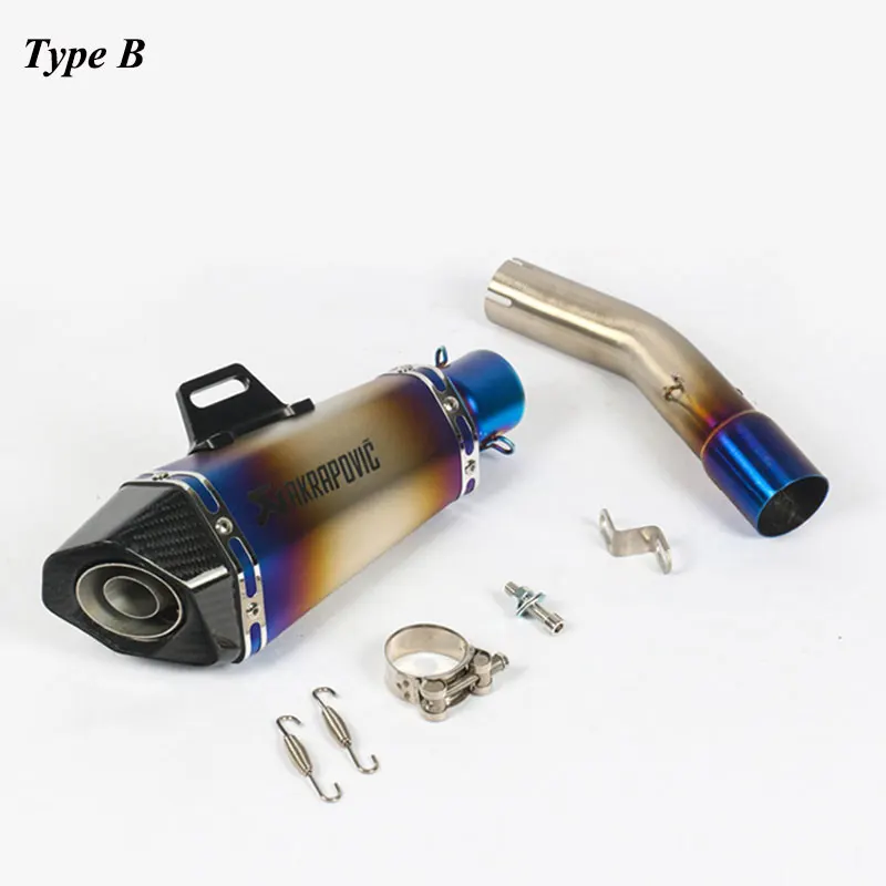 Akrapovic выхлопная труба мотоцикла средней трубы мото SC Средний патрубок