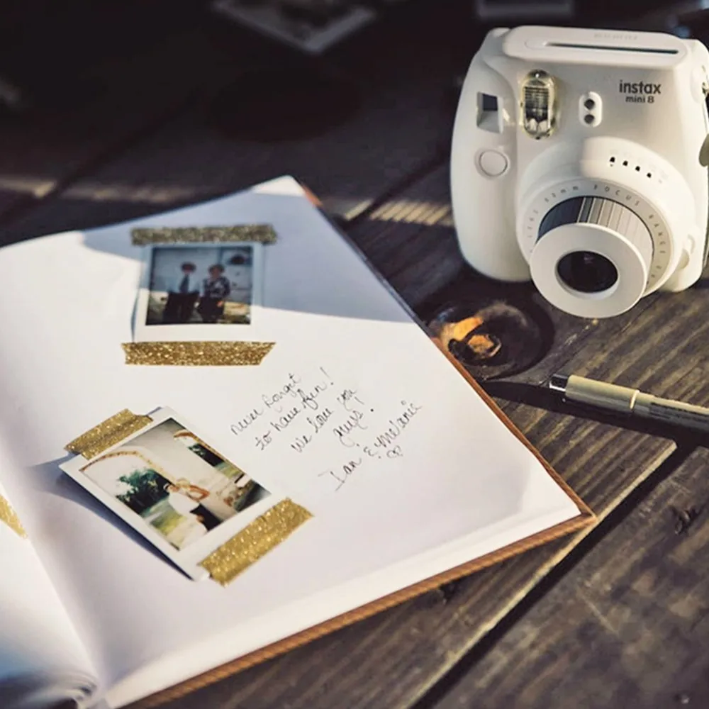 Индивидуальная монограмма Свадебная Гостевая книга розовая и Золотая подарок на