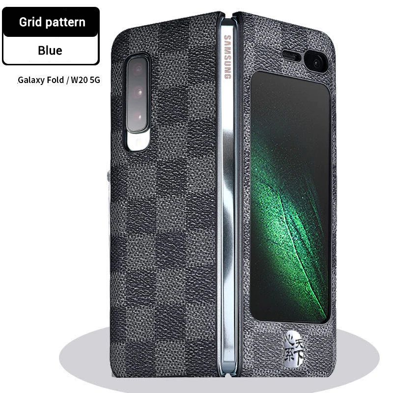 

Cover Case for Samsung Galaxy Fold 5G Case Flip Cover Genuine PU Leather Case for W20 Full Protective Covers Coque Fundas