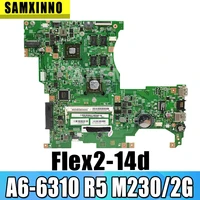 akemy new brand lf145m mb 13287 1 448 00y02 0011 for lenovo flex 2 14d flex2 14d motherboard a6 6310 cpu r5 m2302g gpu