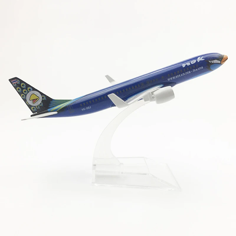 16CM 1/400 B737 THAI THAILAND NOK Air Bird SCALE airplane model toys aircraft diecast plastic alloy plane gifts for kids | Игрушки и