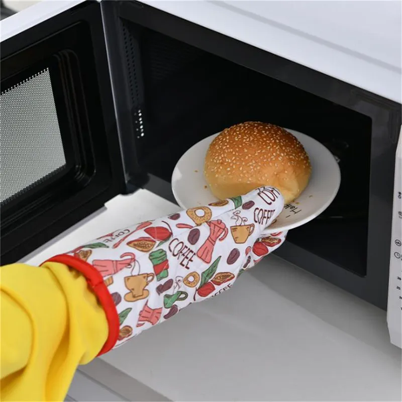 Изоляционные перчатки для микроволновой печи толстые мягкие кухонные