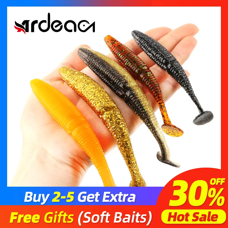 

Ardea Soft Lures 95mm/113mm/133mm Worm Silicone Bait jigging Swimbait Wobblers Curly Baitfishing Artificial Bass Fishing Tackle