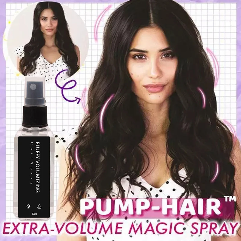 Hair Fiber Hold Spray 30 Ml Fluffy Volumizing Hair Spray Gel Thickening Spray Mist For Salon Man Or Women TSLM1
