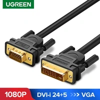 ugreen 1080p hd dvi i to vga adapter video cable converter dvi 245 to vga cable for pc computer monitor hdtv dvi vga converter