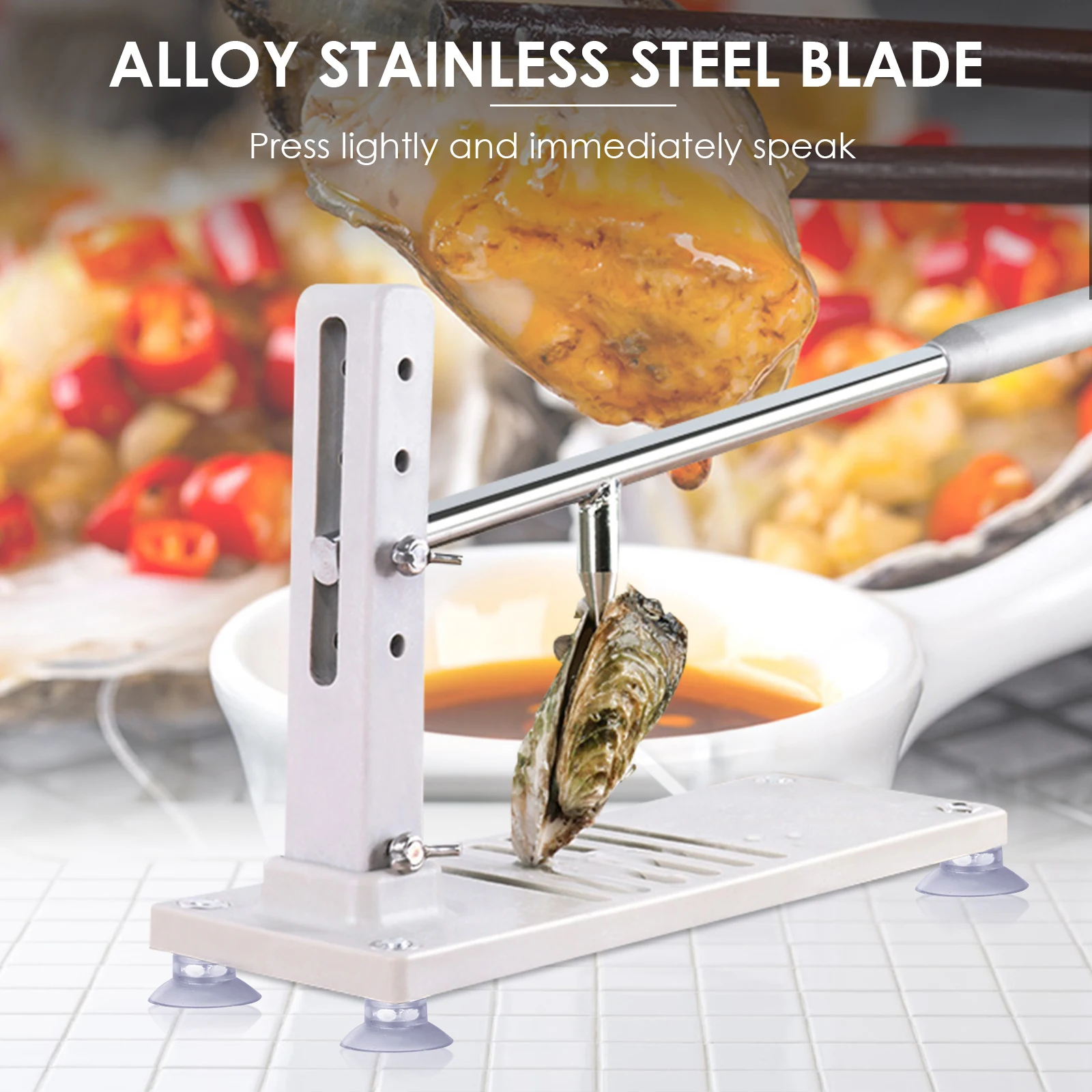 

Oyster Knife Stainless Steel Shucker Shucking Knife Set with Gloves Seafood Tools For Barbecue Stalls Hotel Catering Companies