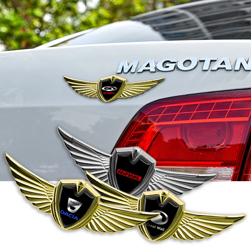 

1pc New Car styling Car Badge Metal Wings Body Decoration Sticker For BMW Mini Cooper F54 F55 F56 R56 R60 S ONE Roadster Clubman