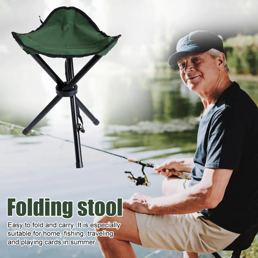 

Outdoor Portable Chair Folding Camping Beach Hiking Picnic Fishing Stool