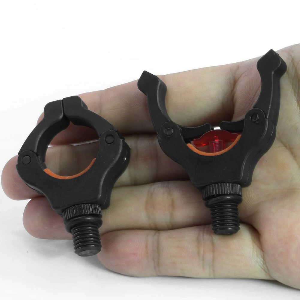 

Fishing Rod Rest Gripper Portable Nylon Fishing Rod Head Butt Rest with Clip Screw Thread Fishing Supplies for Rod Pod 4PCS