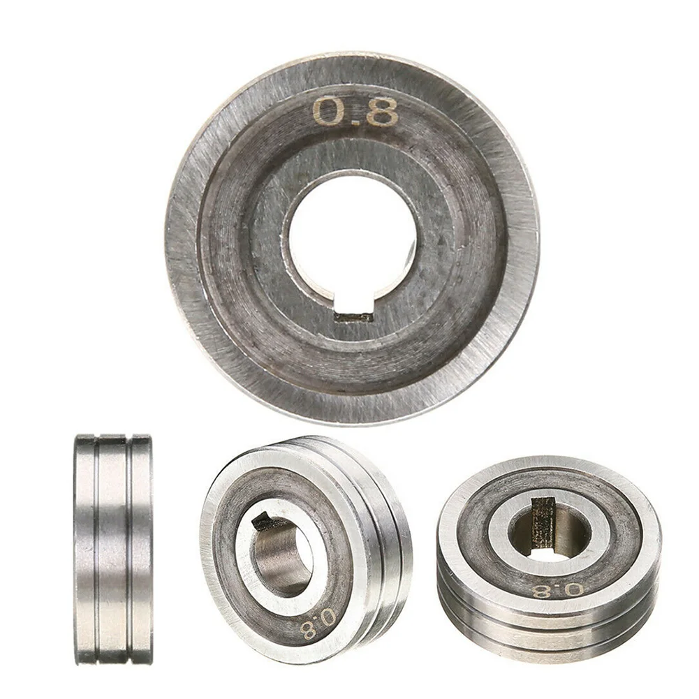 

2PCS V-Groove Mig Welder Wire Feed Drive Roller Roll Parts Knurled Groove