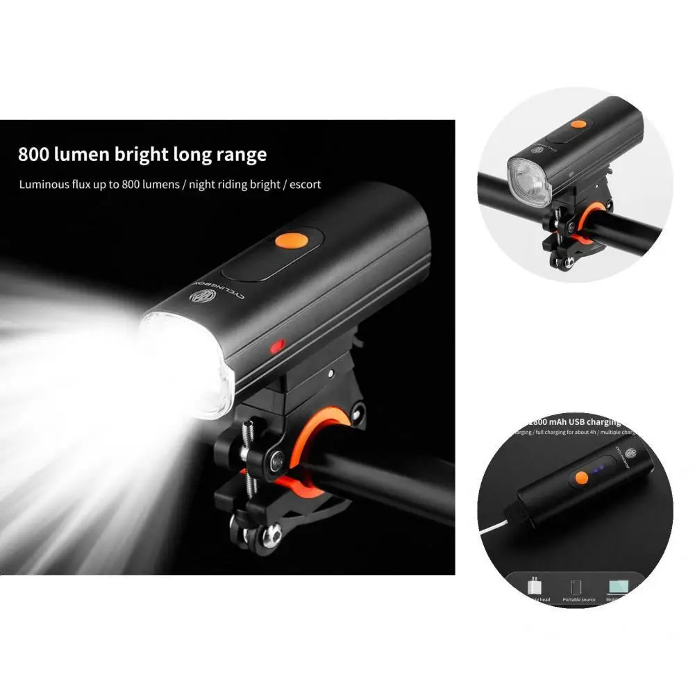 

Waterproof Aluminium Alloy High Brightness Bike Headlights for Riding