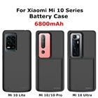 Чехол с зарядным устройством для Xiaomi Mi 10 Ultra, чехол с аккумулятором 6800 мАч, чехол с внешним аккумулятором для Mi 10 Lite, зарядный чехол