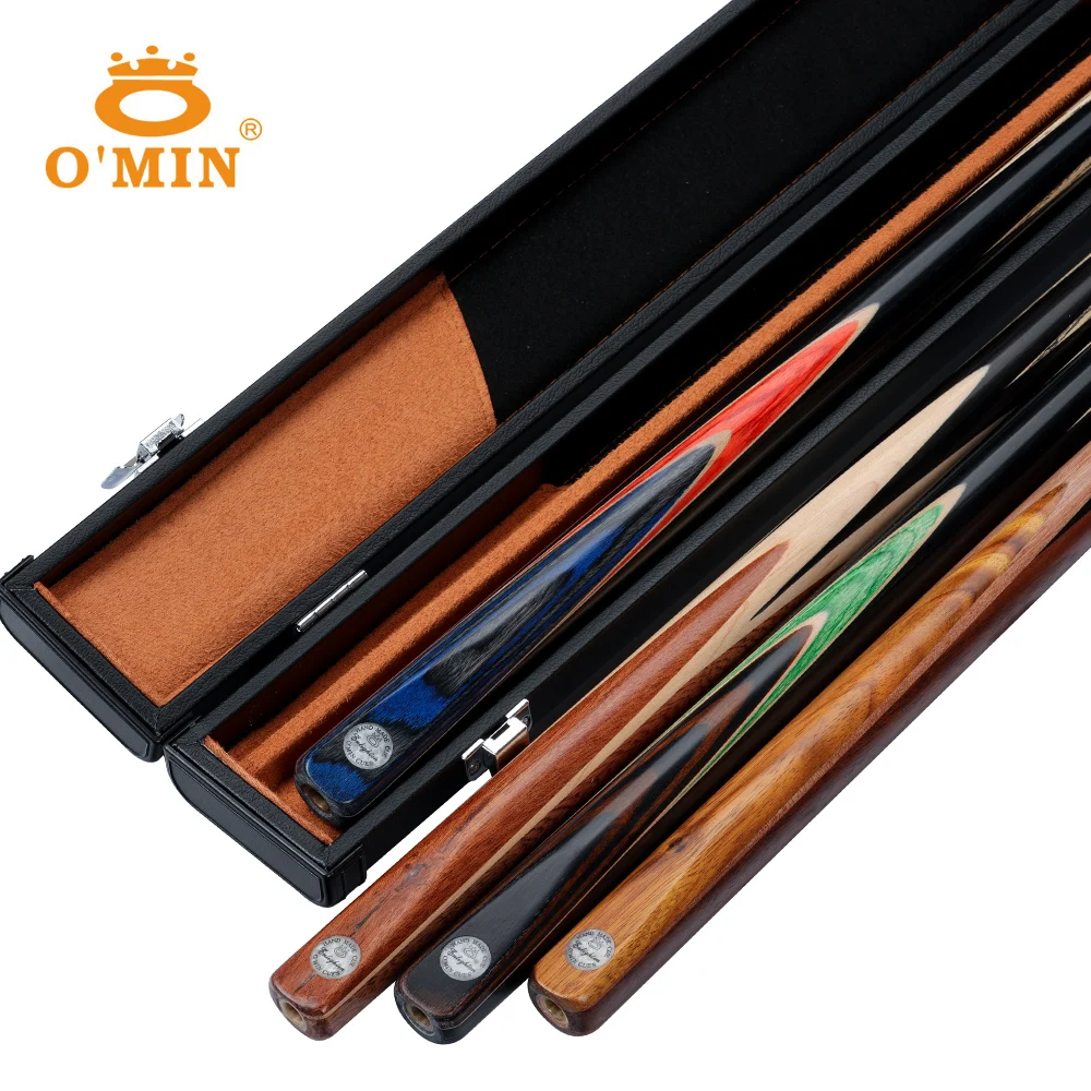 O'min Enlighten Billiard Snooker Cue цельный 3/4 шт оригинальный 9 8 мм наконечник Ashwood Shaft Billar Stick