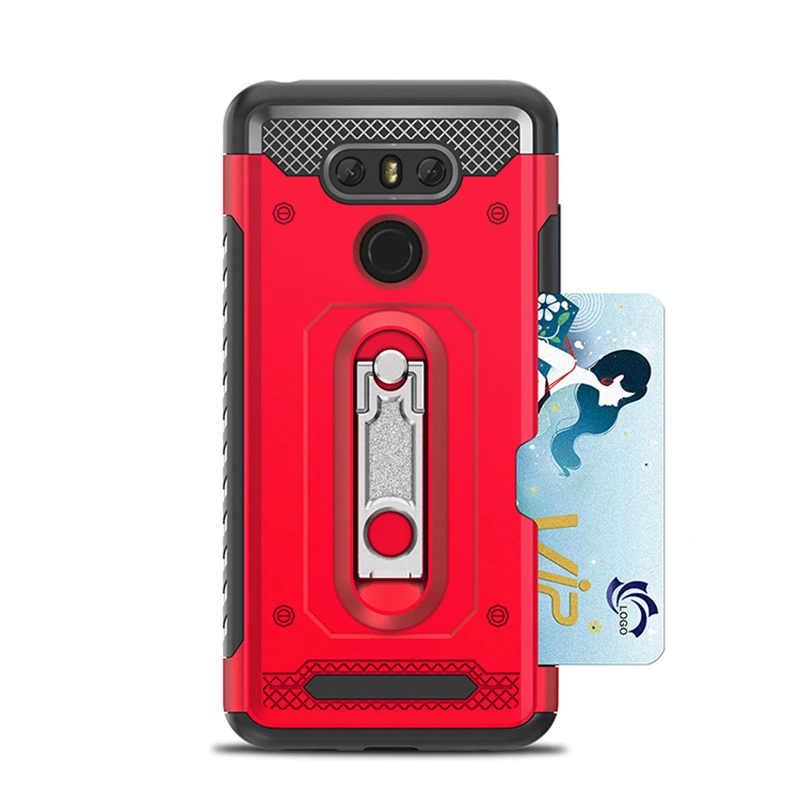 Сверхмощный автомобильный Магнитный армированный чехол для LG V30 Гибридный из