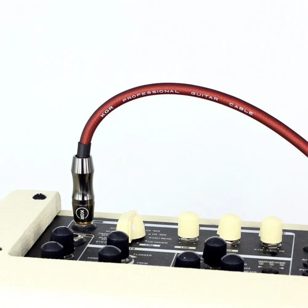 KGR electric guitar wire cable instrument bass piano keyboard drum noise reduction shield Audio Line 1/3/6/10m | Спорт и развлечения