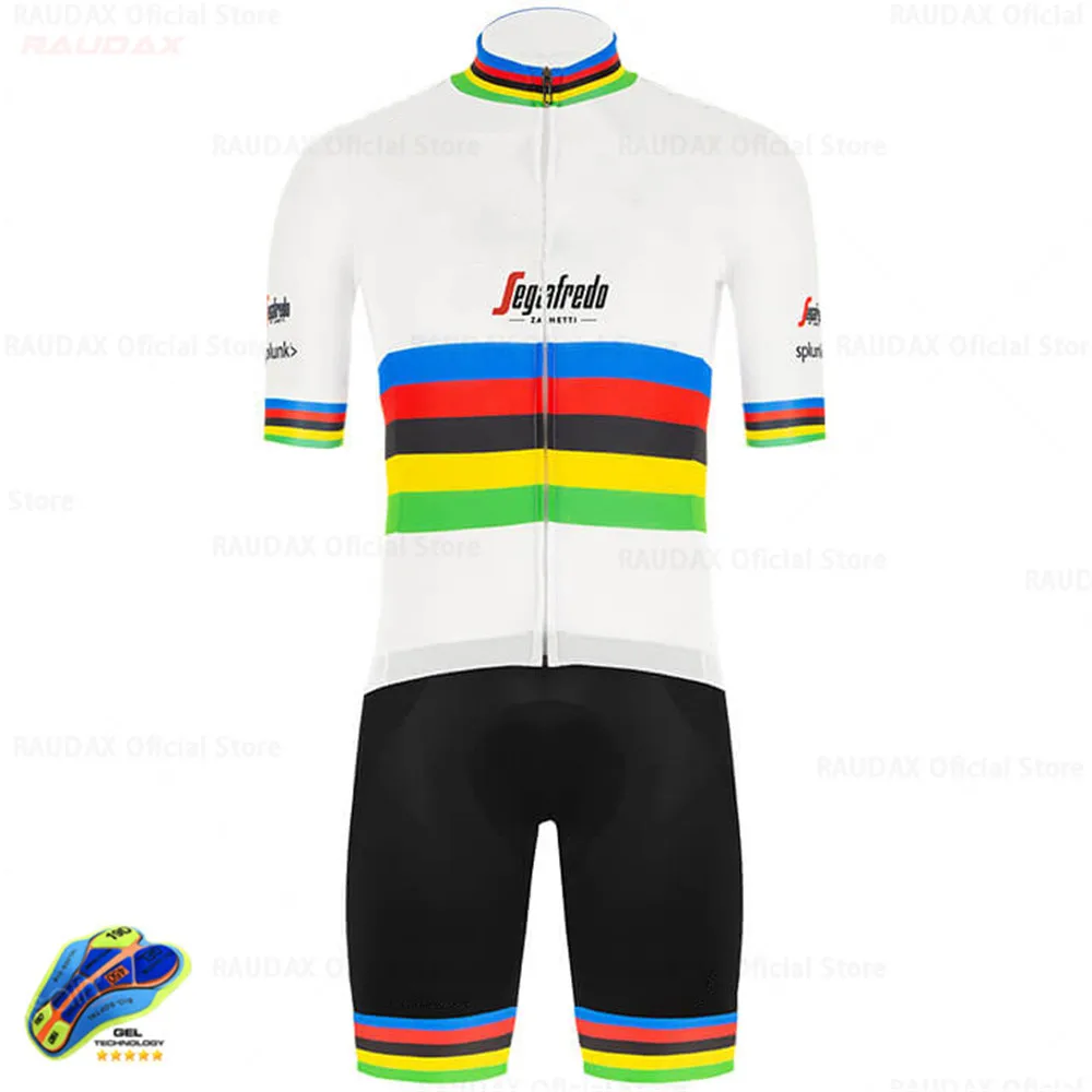 

2021 Cycling SEGAFREDO Pro Team Cycling Jersey Set Men's Cycling Clothing MTB Cycling Bib Shorts Bike Jersey Set Ropa Ciclismo