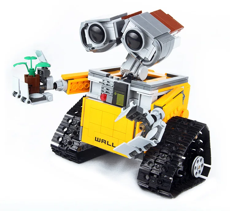 Детский робот конструктор Wall E 687 шт. фигурки конструкторы Обучающие игрушки на