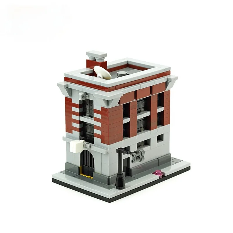 

MOC 10967 Street View Fire Brigade HQ Ghostbusters Building Blocks Model Bricks Kits Kids Toys Home Office Decoration Best Gifts