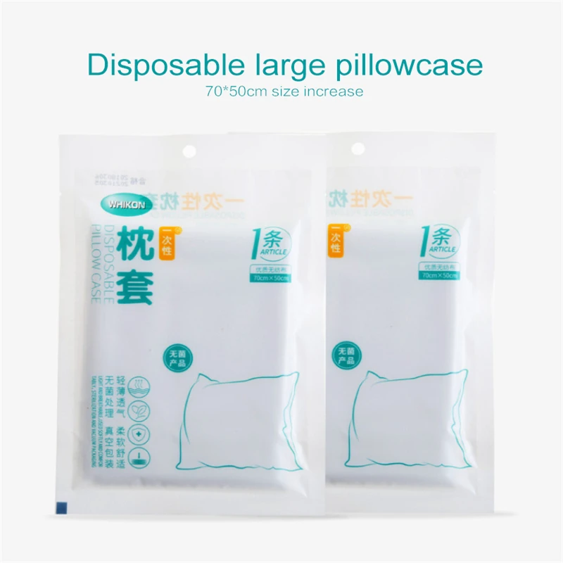 Предметы для путешествий 70Х50 см белые нетканые одноразовые чехлы наволочек