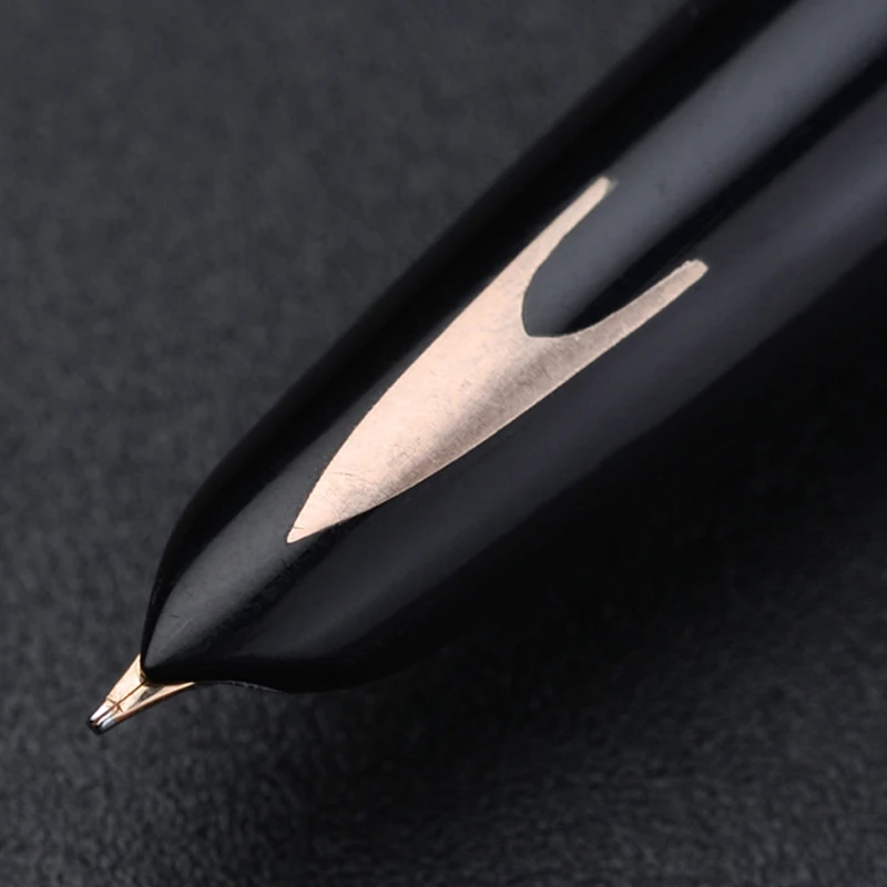 Ручка перьевая Hero 100 с золотым наконечником 14 карат роскошный набор Классическая