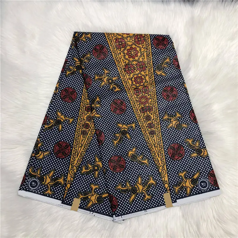 Полиэфирное качество нигерийская ткань Chitenge анкарская Гана Kente африканская с