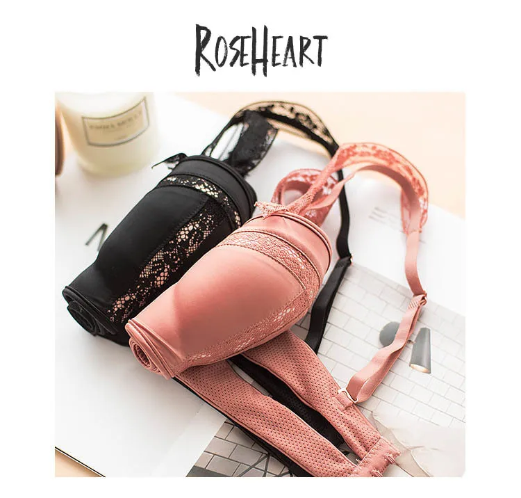 Roseheart, женские Модные Красные кружевные комплекты с бюстгальтером, комплект с бюстгальтером, трусики, беспроводное нижнее белье, сексуальное нижнее белье, наборы японских оранжевых бюстгальтеров