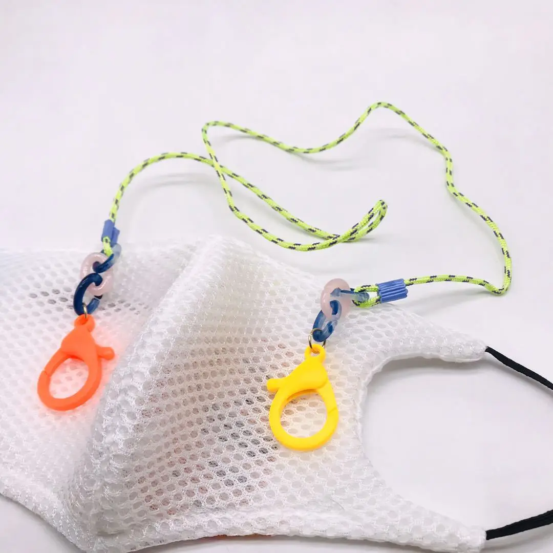 

2020 Simple Chain For Mask Women Chains For mask chain holder Boho Jewelry Acrylic Choker Colorful Fashion Collares Necklaces