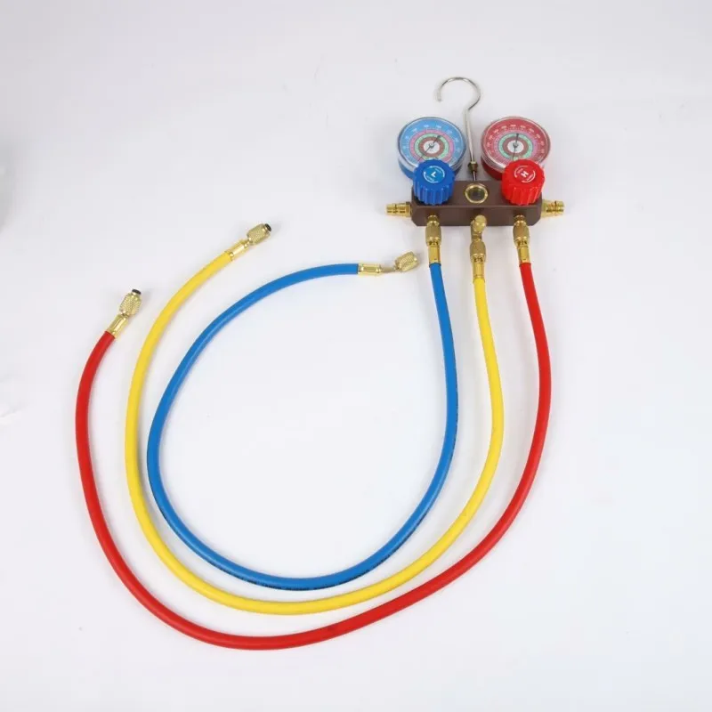 Автомобильный манометр для автомобильного коллектора A/C R134A шланг зарядки