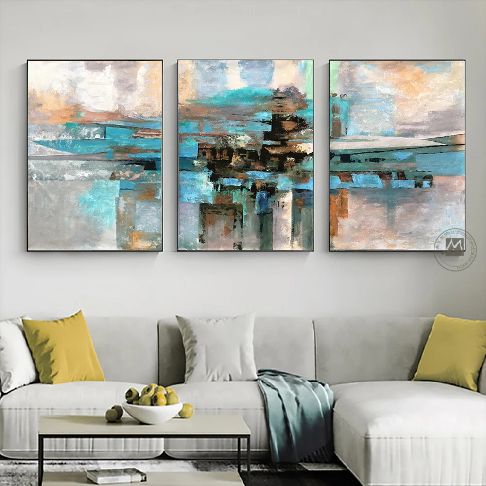 

Cuadros Decorativos 3 piezas Canvas Painting Abstract Art Paintings High Quality 3 Pieces Canvas Wall Art For Living Room Wall