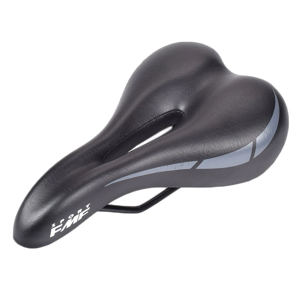 Из искусственной кожи велосипед седло удобные вспененные мягкий Велосипедное
